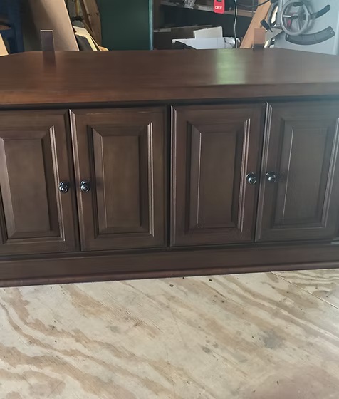 Walnut Media Console